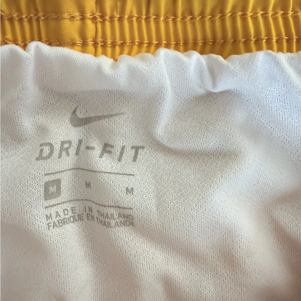 Nike Purple and Yellow LSU Athletic Shorts Trio -plus black Nike socks - Picture 4 of 7
